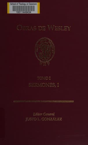 Tapa de Obras de Wesley