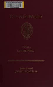Tapa de Obras de Wesley