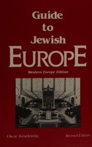 Tapa de Asher Israelowitz's Guide to Jewish Europe