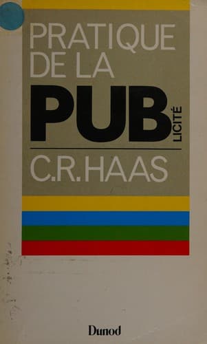 Tapa de Pratique de la publicité
