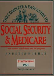 Tapa de Complete and Easy Guide to Social Security and Medicare, 1991 Edition