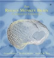 Tapa de The rhesus monkey brain in stereotaxic coordinates