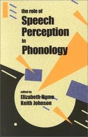 Tapa de The role of speech perception in phonology