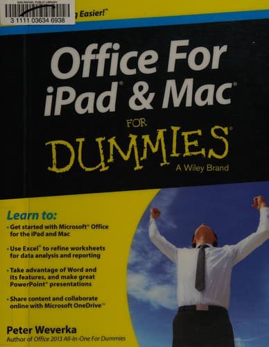 Tapa de Office for iPad and Mac for dummies