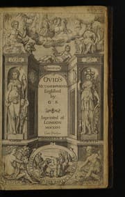 Tapa de Ovid's Metamorphosis