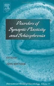 Tapa de Disorders of synaptic plasticity and schizophrenia