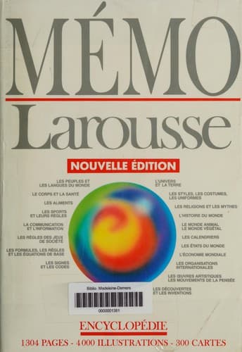 Tapa de Mémo Larousse