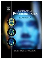 Tapa de Handbook of psycholinguistics