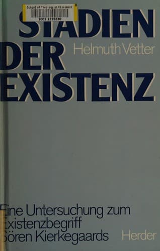 Tapa de Stadien der Existenz