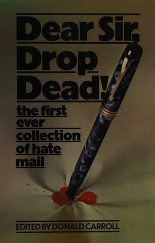 Tapa de Dear sir, drop dead!