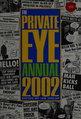 Tapa de The Private Eye annual 2002