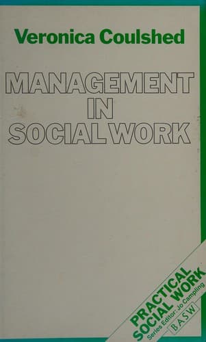 Tapa de Management in social work