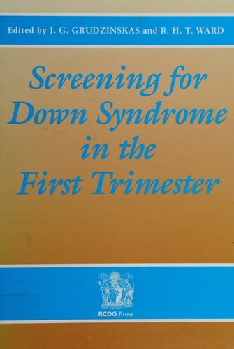 Tapa de Screening for Down syndrome in the first trimester