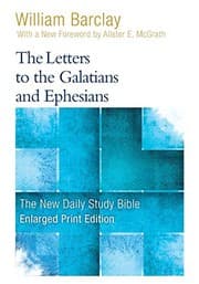 Tapa de The Letters to the Galatians and Ephesians - Enlarged Print Edition