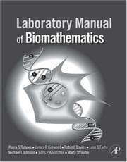 Tapa de Laboratory Manual of Biomathematics