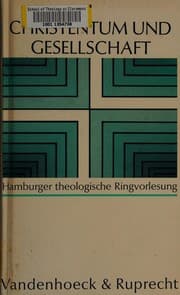 Tapa de Christentum und Gesellschaft