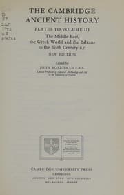 Tapa de The Cambridge ancient history