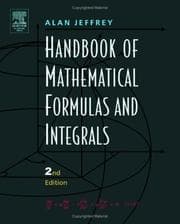 Tapa de Handbook of Mathematical Formulas and Integrals