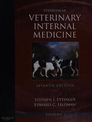 Tapa de Textbook of veterinary internal medicine