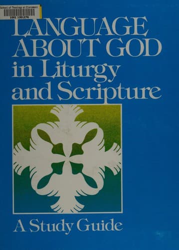 Tapa de Language about God in liturgy and scripture
