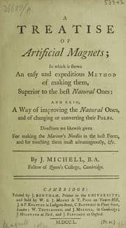 Tapa de A treatise of artificial magnets