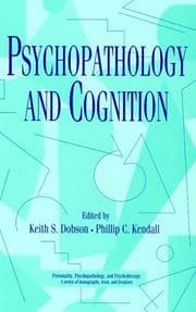 Tapa de Psychopathology and Cognition (Personality, Psychopathology, and Psychotherapy (Academic Pr))