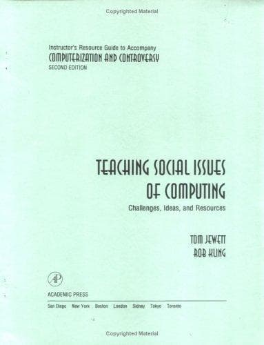 Tapa de Teaching Social Issues of Computing