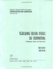 Tapa de Teaching Social Issues of Computing