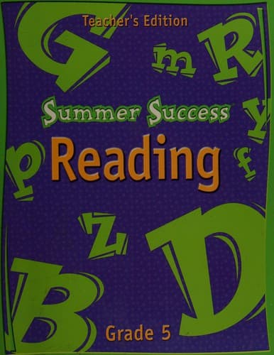 Tapa de Great source summer success reading