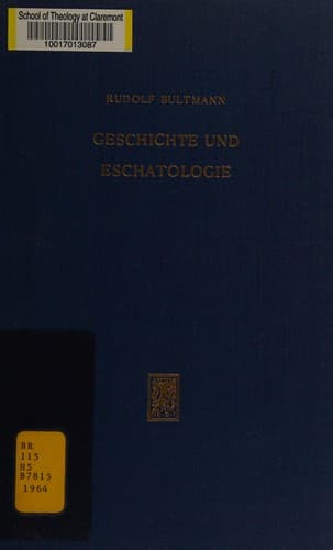 Tapa de Geschichte und Eschatologie