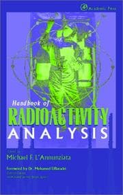 Tapa de Handbook of Radioactivity Analysis