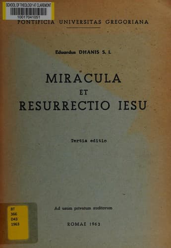 Tapa de Miracula et resurrectio Iesu