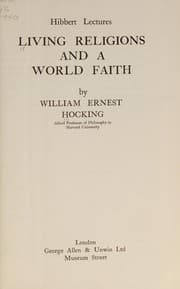 Tapa de Living religions and a world faith