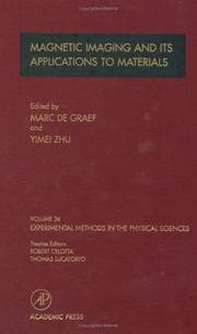 Tapa de Experimental Methods in the Physical Sciences, Volume 36