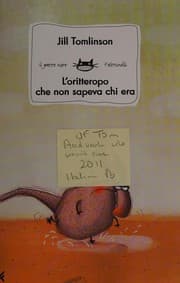 Tapa de L'oritteropo che non sapeva chi era