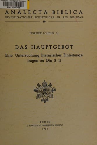 Tapa de Das Hauptgebot