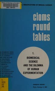 Tapa de Biomedical science and the dilemma of human experimentation