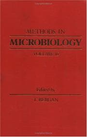 Tapa de Methods in Microbiology, Volume 16