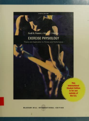 Tapa de Exercise physiology