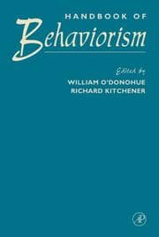 Tapa de Handbook of behaviorism