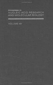 Tapa de Progress in Nucleic Acid Research and Molecular Biology