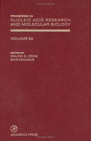 Tapa de Progress in Nucleic Acid Research and Molecular Biology