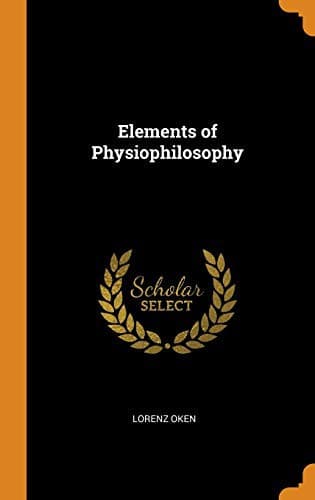 Tapa de Elements of Physiophilosophy