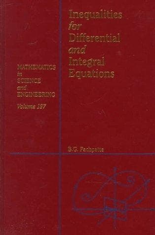 Tapa de Inequalities for differential and integral equations