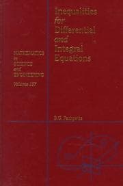 Tapa de Inequalities for differential and integral equations