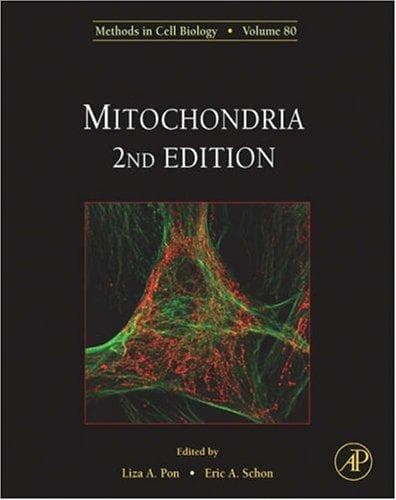 Tapa de Mitochondria, Volume 80, Second Edition (Methods in Cell Biology) (Methods in Cell Biology) (Methods in Cell Biology)