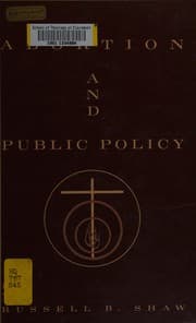 Tapa de Abortion and public policy