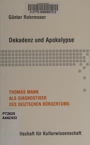 Tapa de Dekadenz und Apokalypse