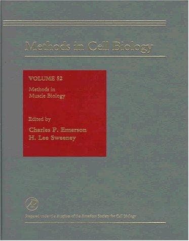 Tapa de Methods in muscle biology