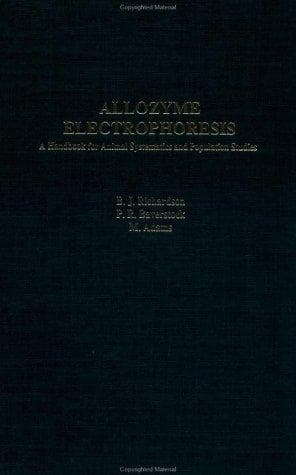 Tapa de Allozyme Electrophoresis